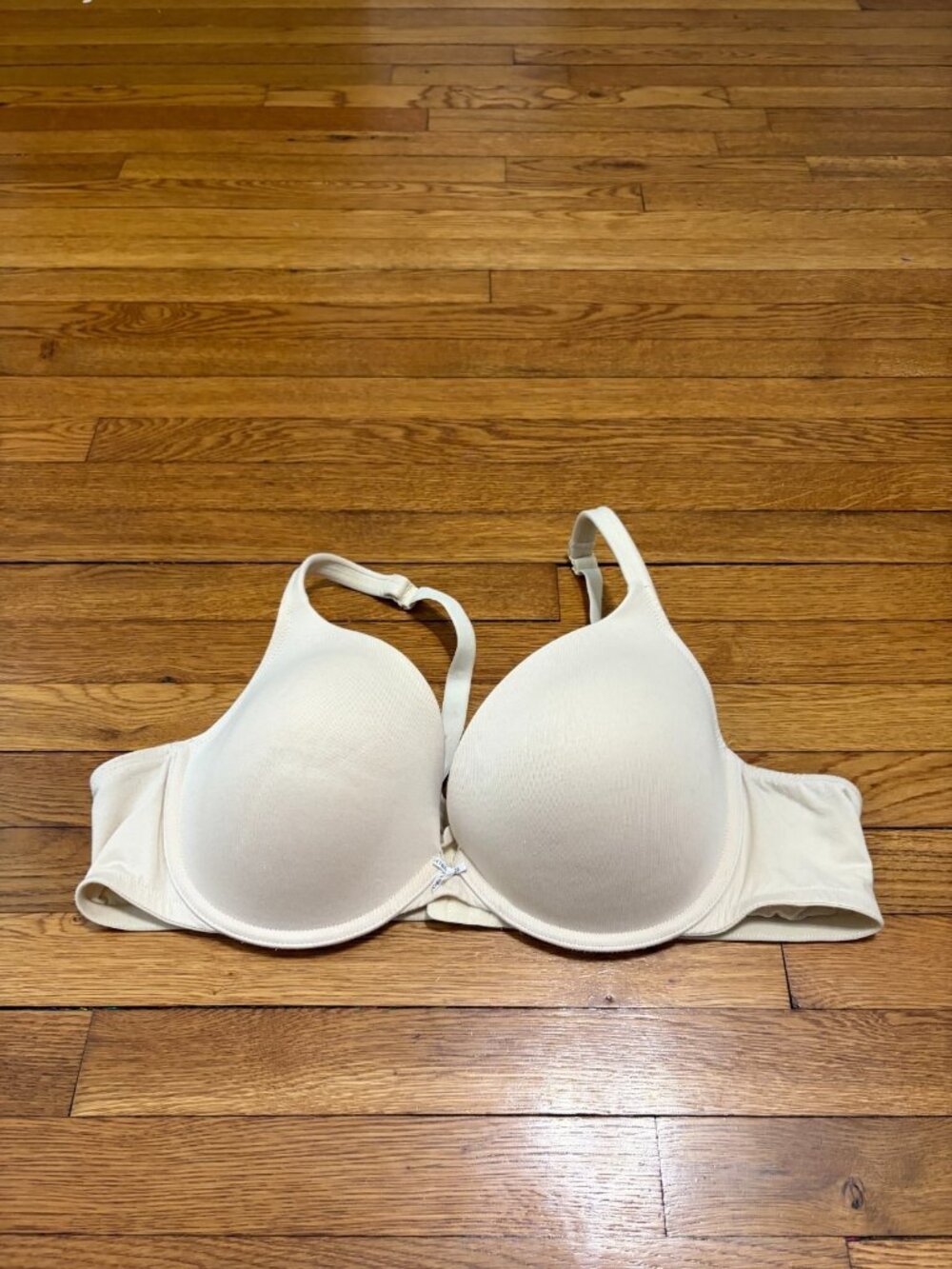 Lane Bryant Cacique Smooth Boost Plunge Bra Size 50B Beige Nude Padded